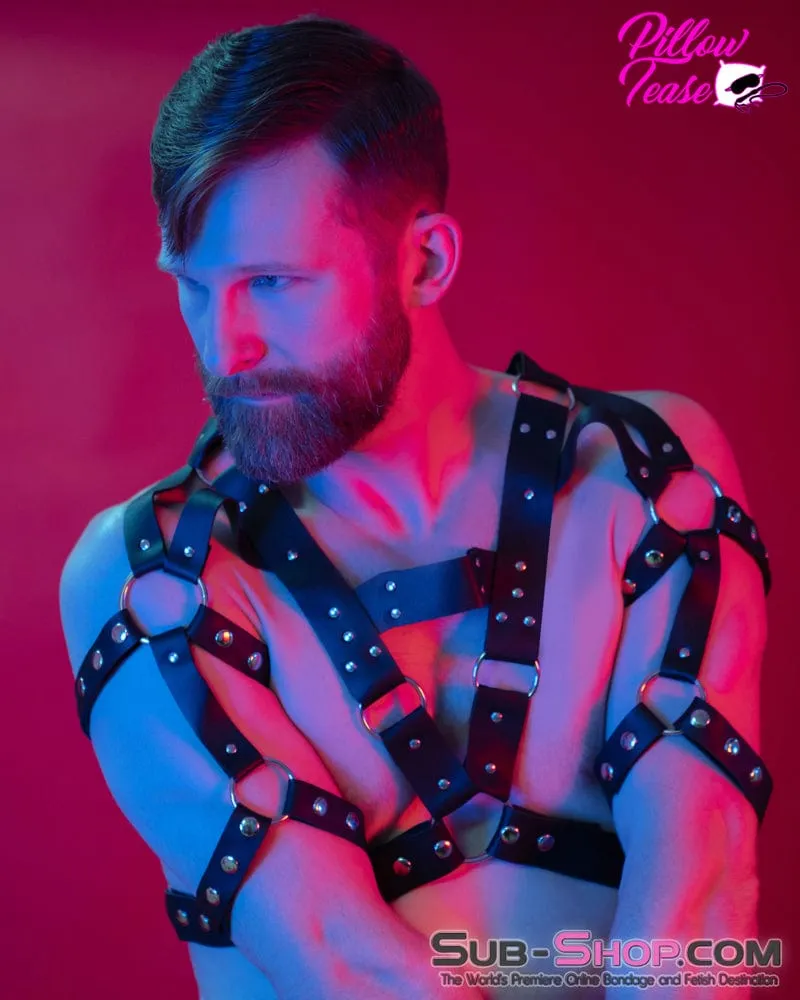 7901DL      The Gladiator Male Chest Bondage Harness