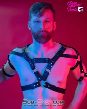 7901DL      The Gladiator Male Chest Bondage Harness
