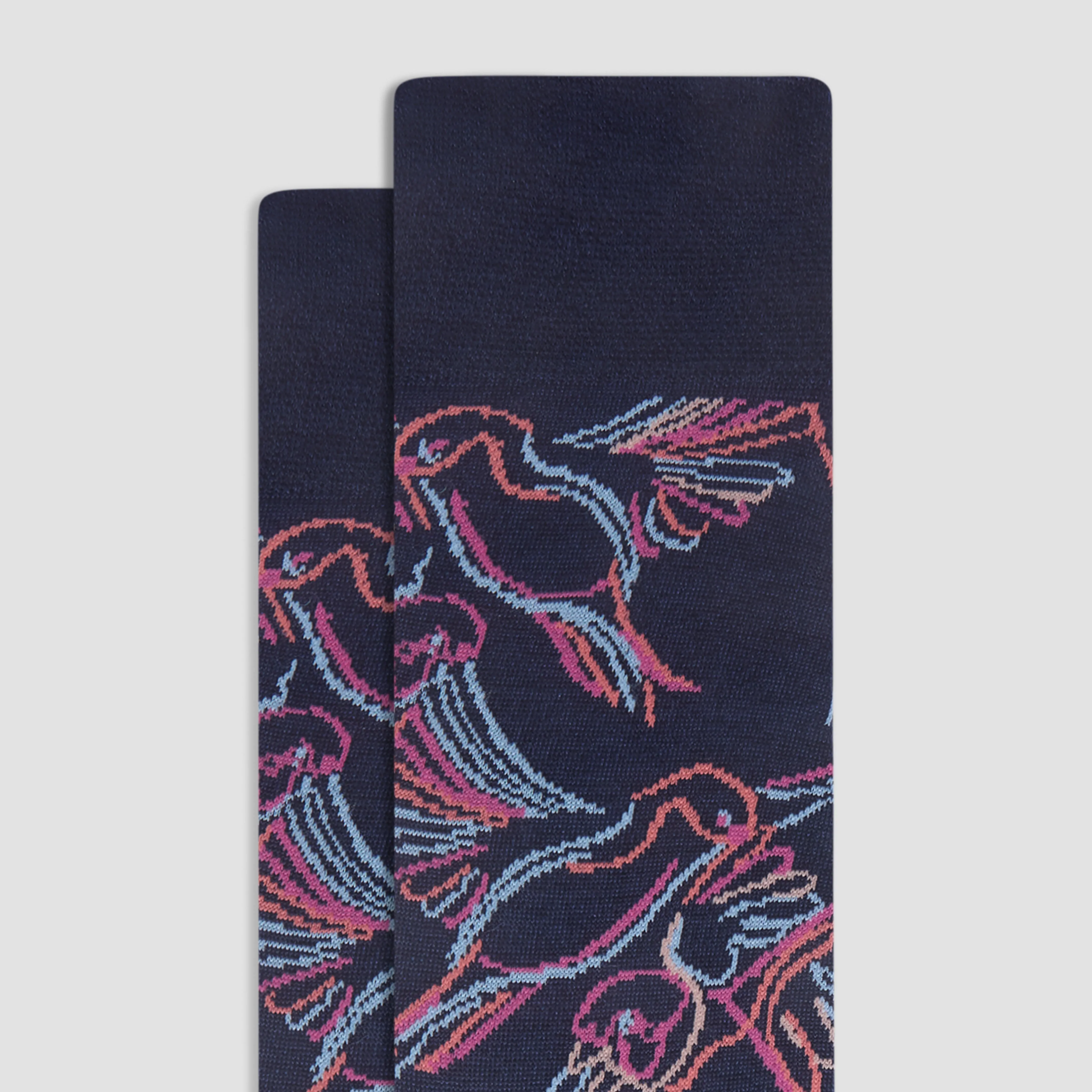 Abstract Mid-Calf Socks