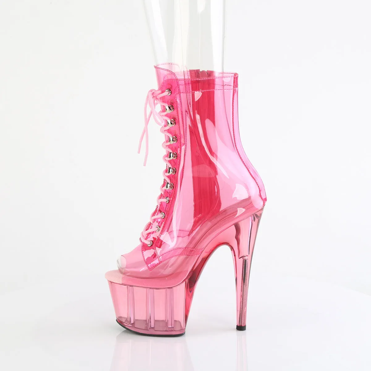 ADORE-1021C-T  Baby Pink Translucent PVC/BabyG. Pink Tinted