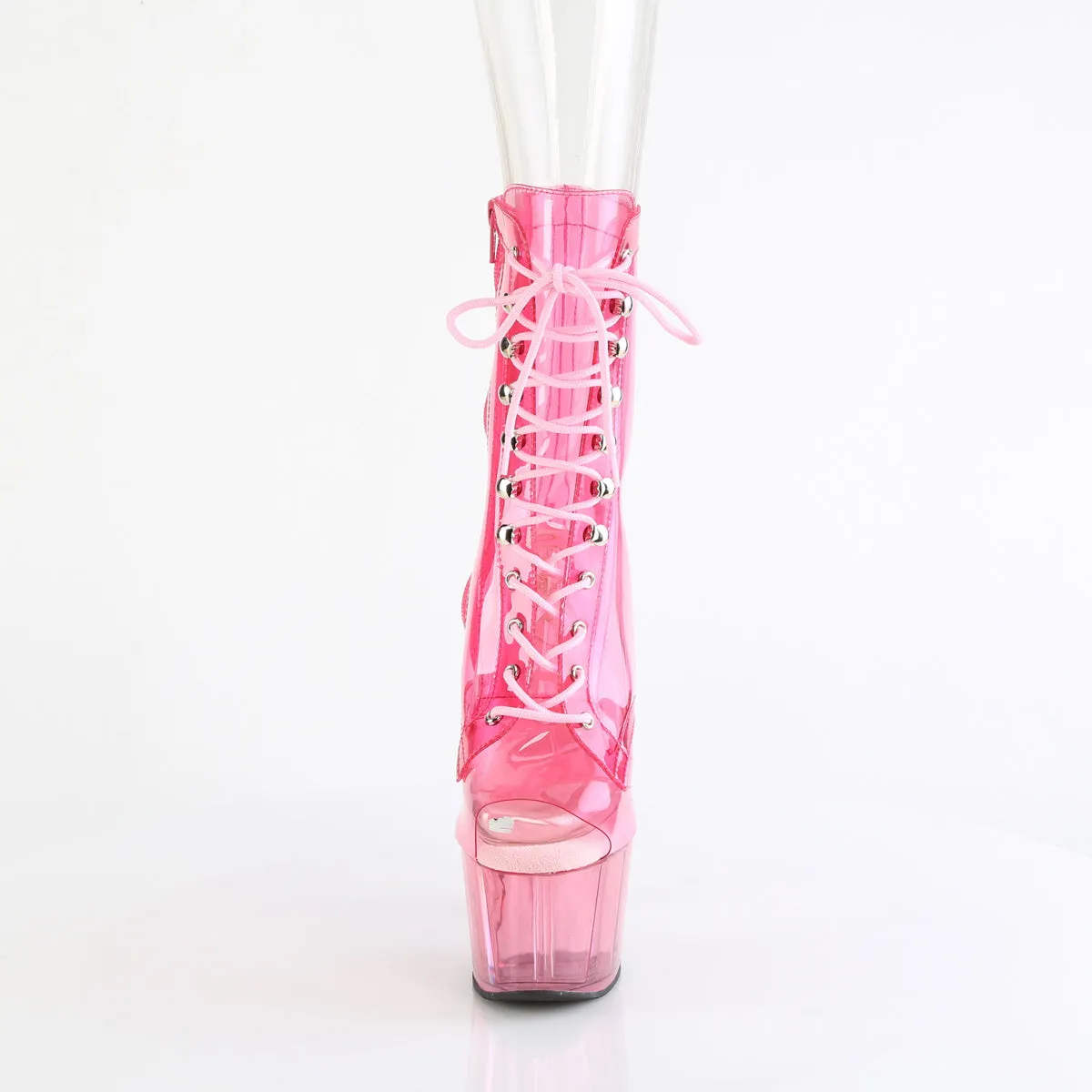 ADORE-1021C-T  Baby Pink Translucent PVC/BabyG. Pink Tinted