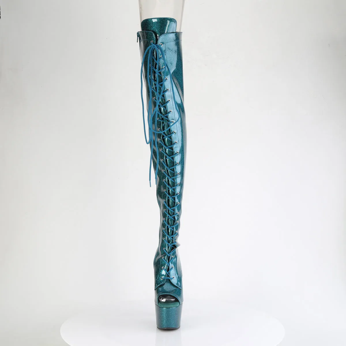 ADORE-3021GP  Teal  Glitter Patent/M