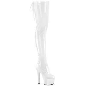 ADORE-3850  White Stretch Patent/White