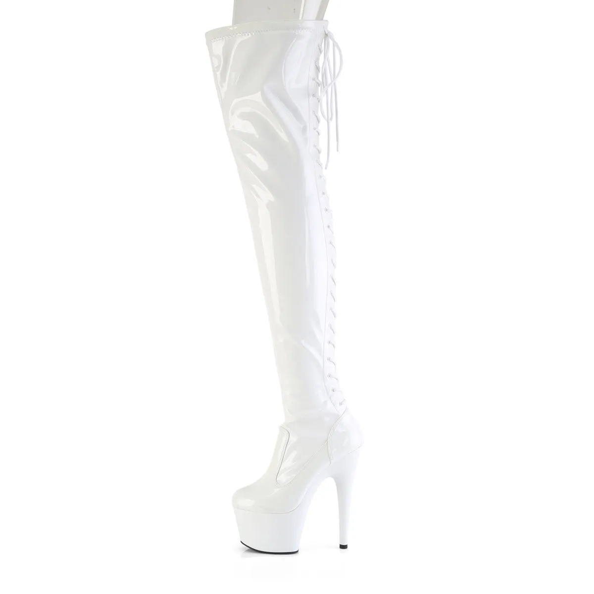 ADORE-3850  White Stretch Patent/White