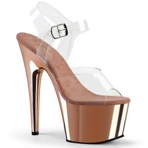 ADORE-708  Clear-Matching/Rose Gold Chrome