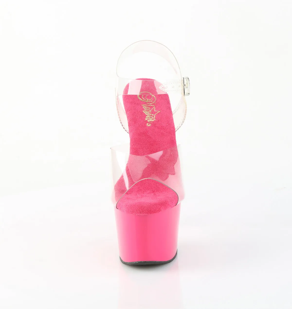 ADORE-708  Clear/Hot Pink