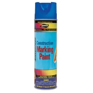Aervoe Industries Construction Marking Paints, 20 oz , Blue, 254
