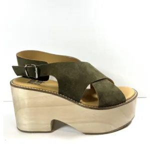 Anne Blum Sofia Suede Platform Sandal