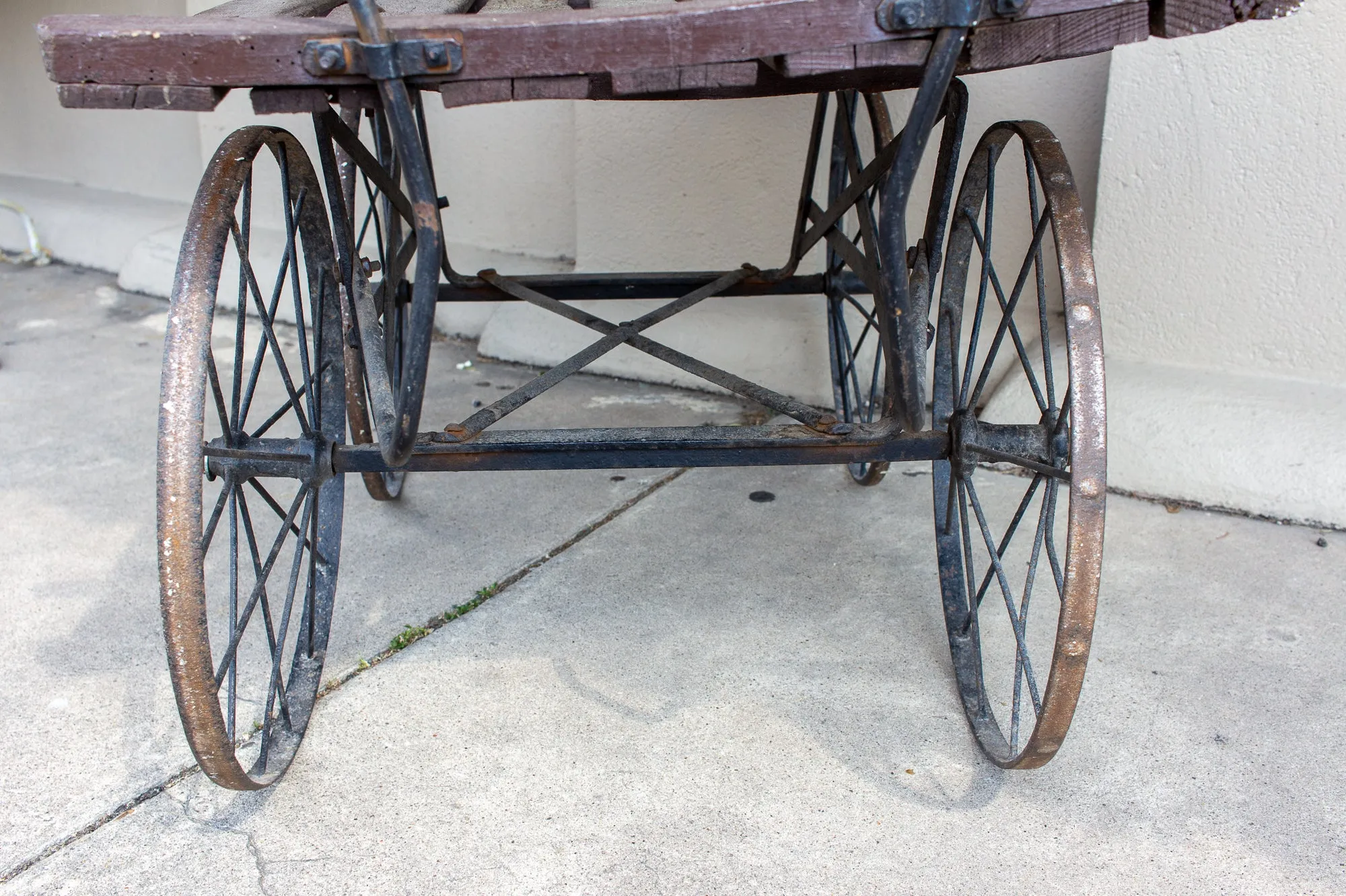 Antique French Vineyard Cart