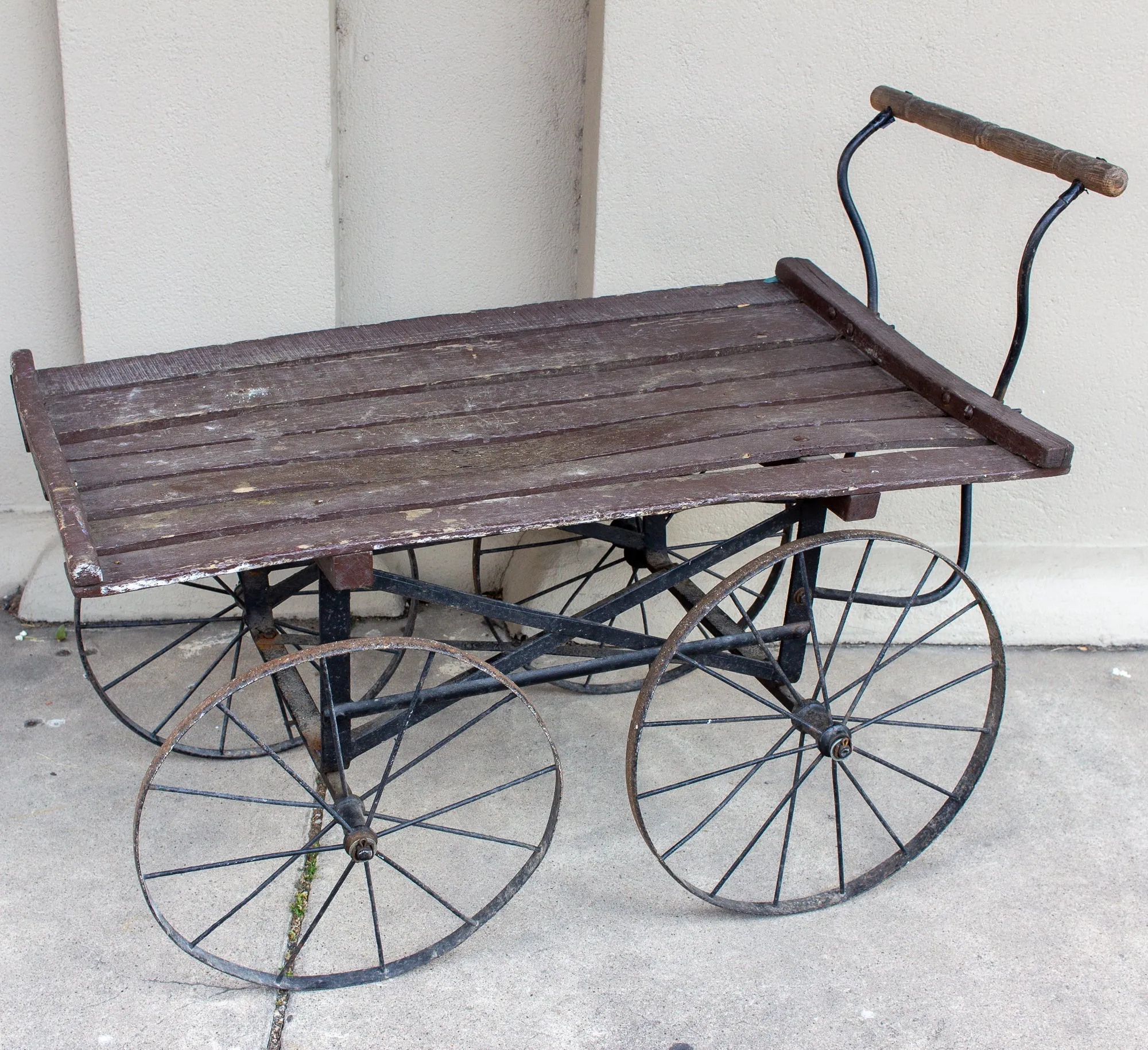 Antique French Vineyard Cart