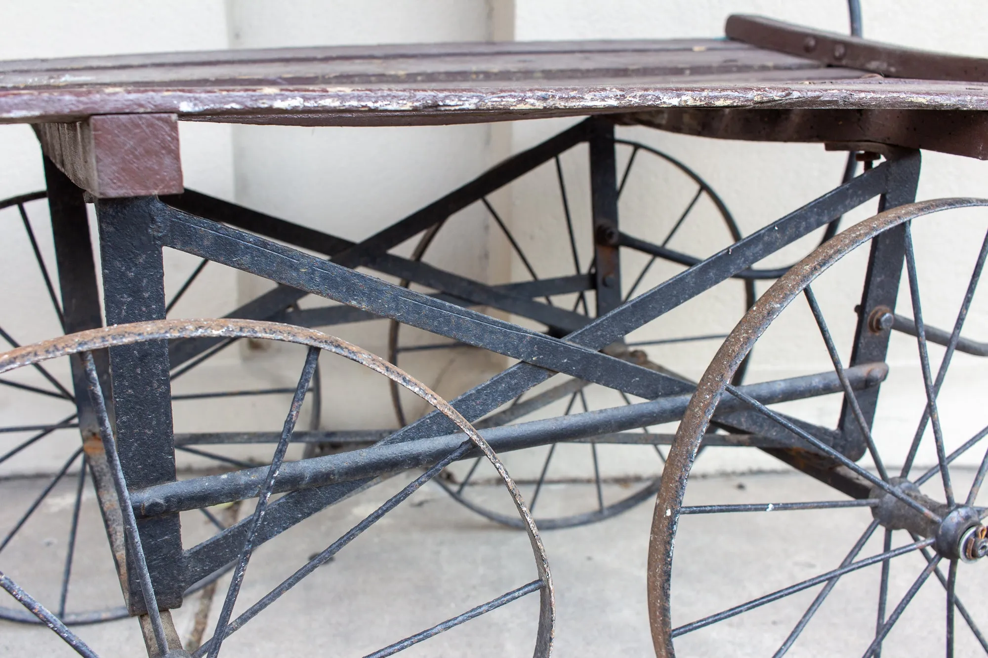 Antique French Vineyard Cart