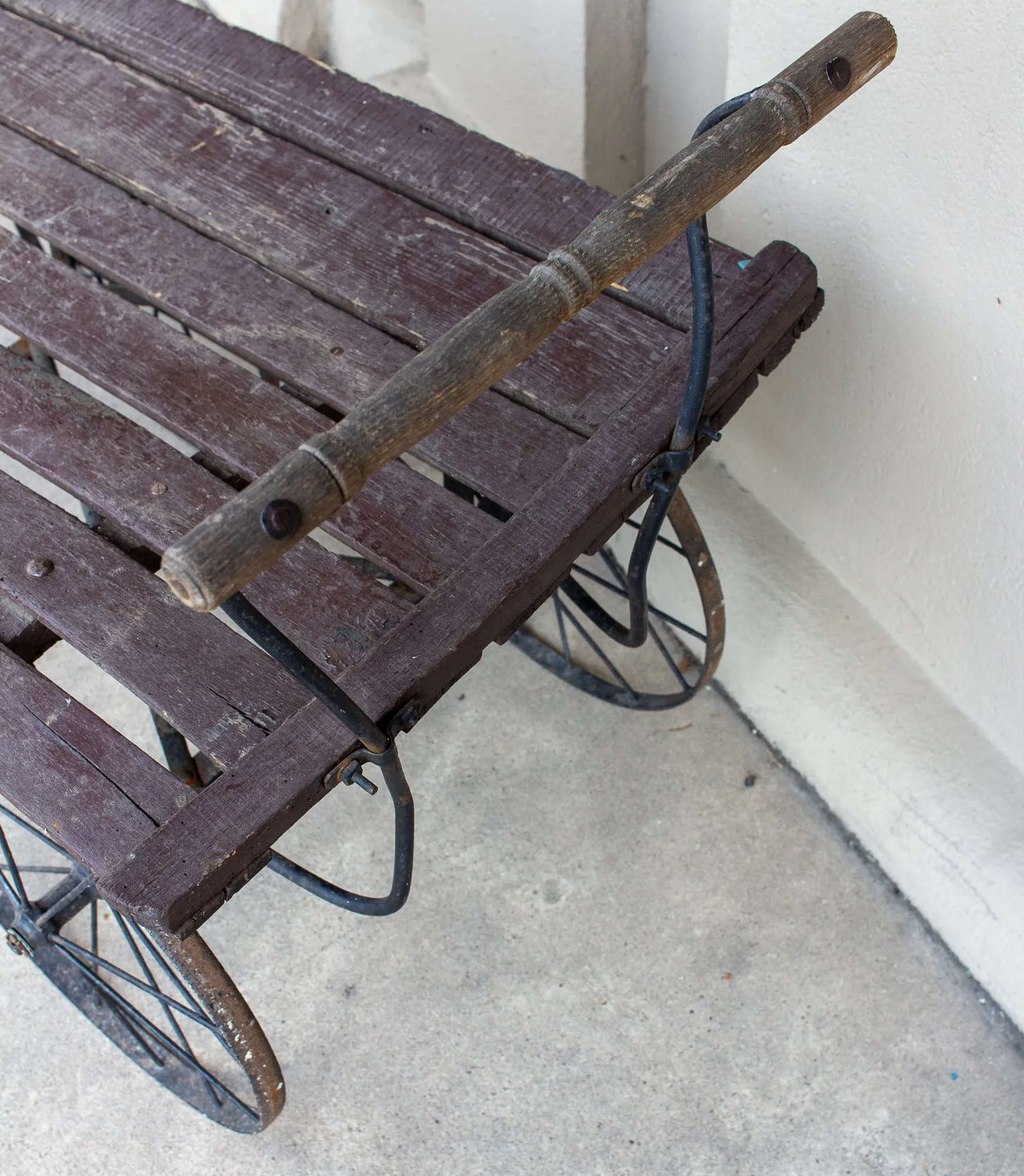 Antique French Vineyard Cart