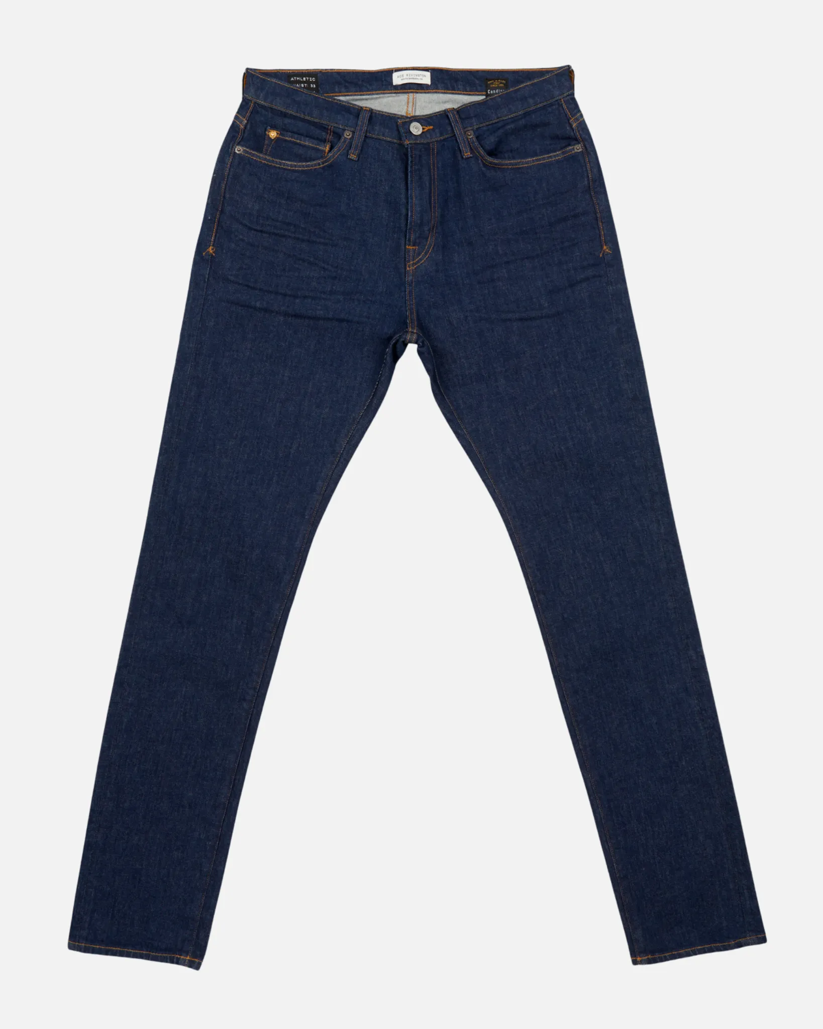 Athletic Taper Denim Jeans - Dark Clean