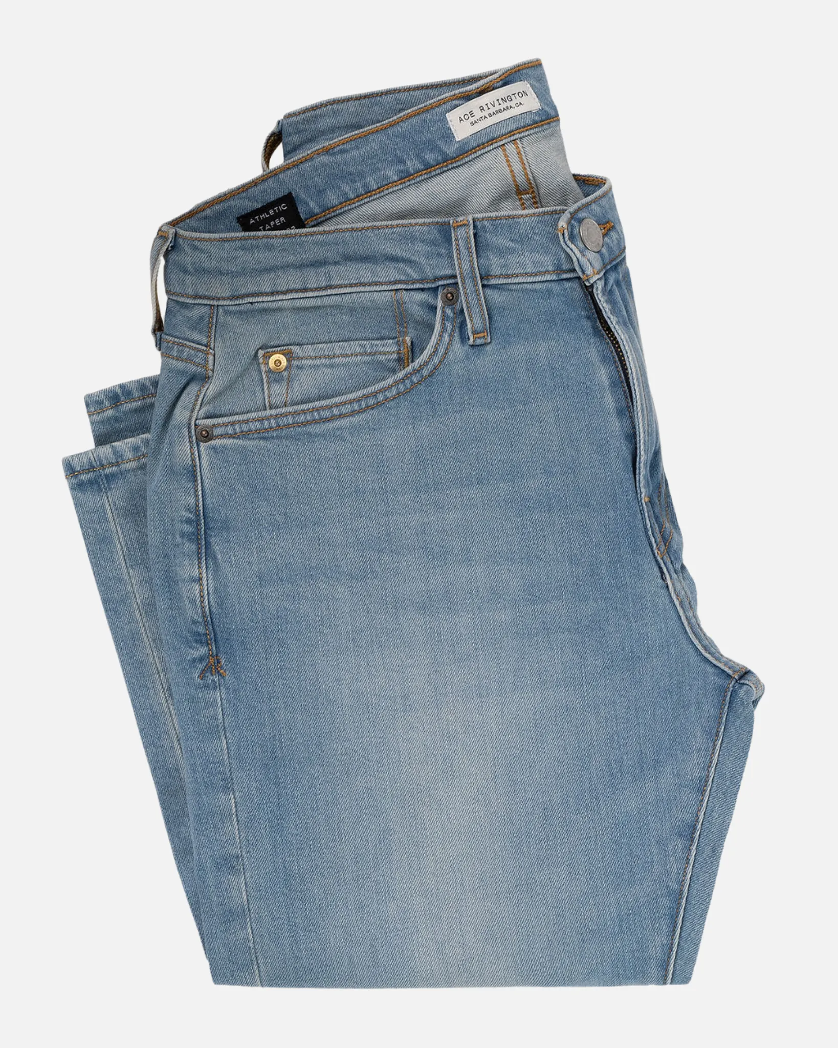 Athletic Taper Denim Jeans - Light Vintage