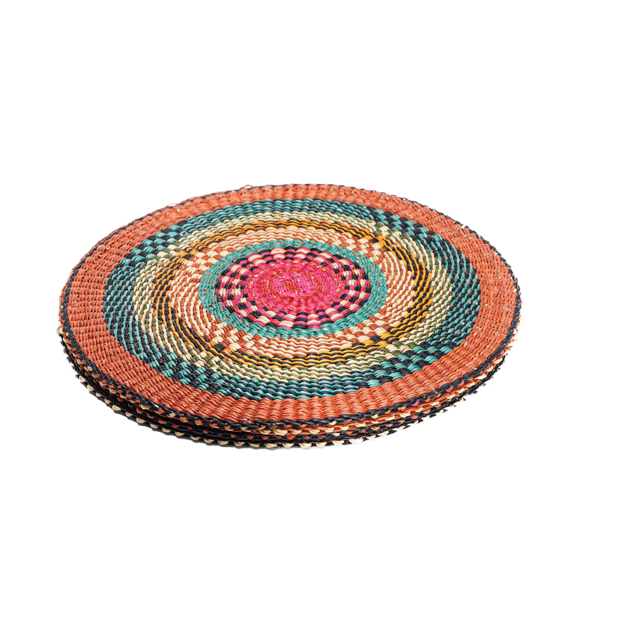 Baba Tree Placemats, Set of 4 - Pink/Multi