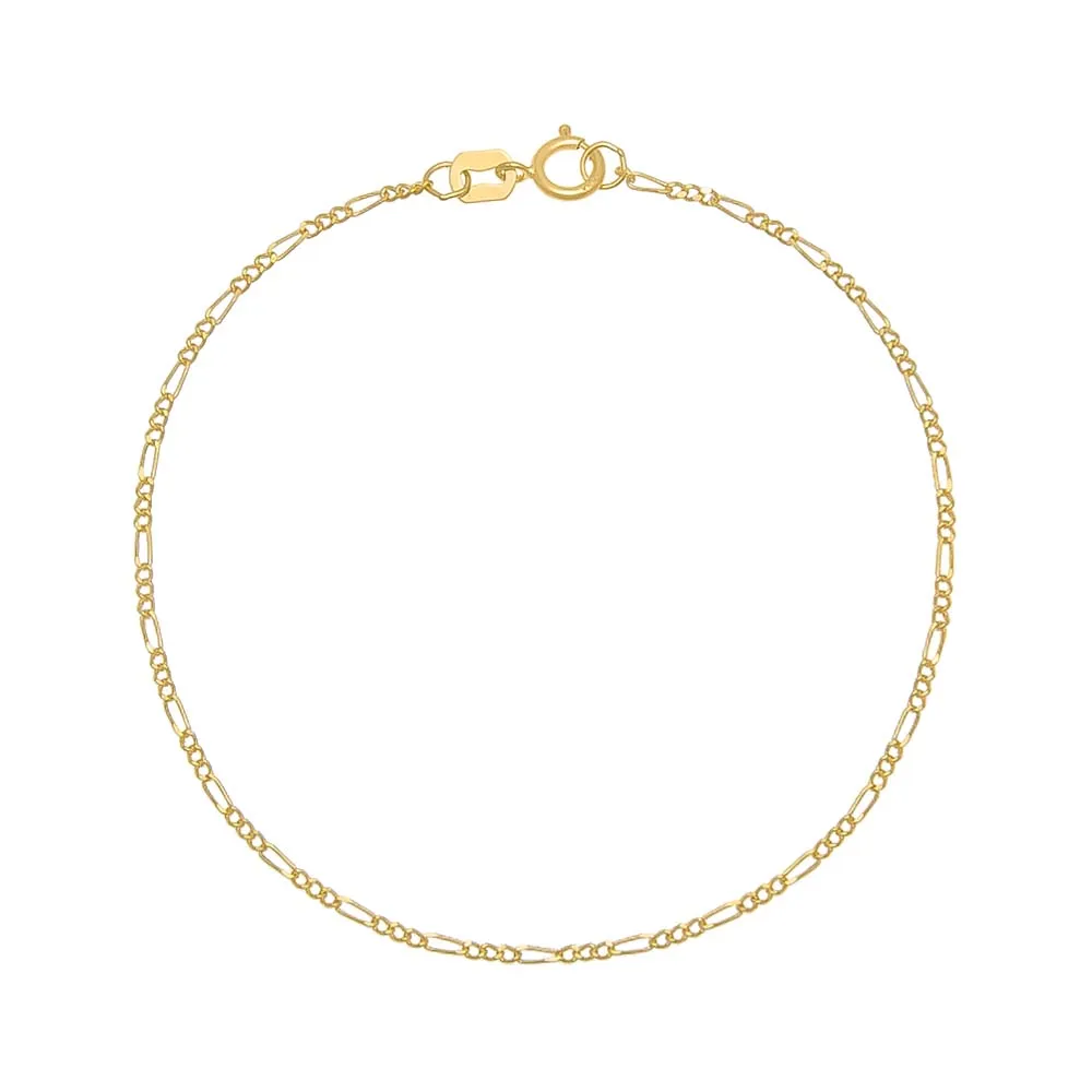Baby Figaro Bracelet 14K