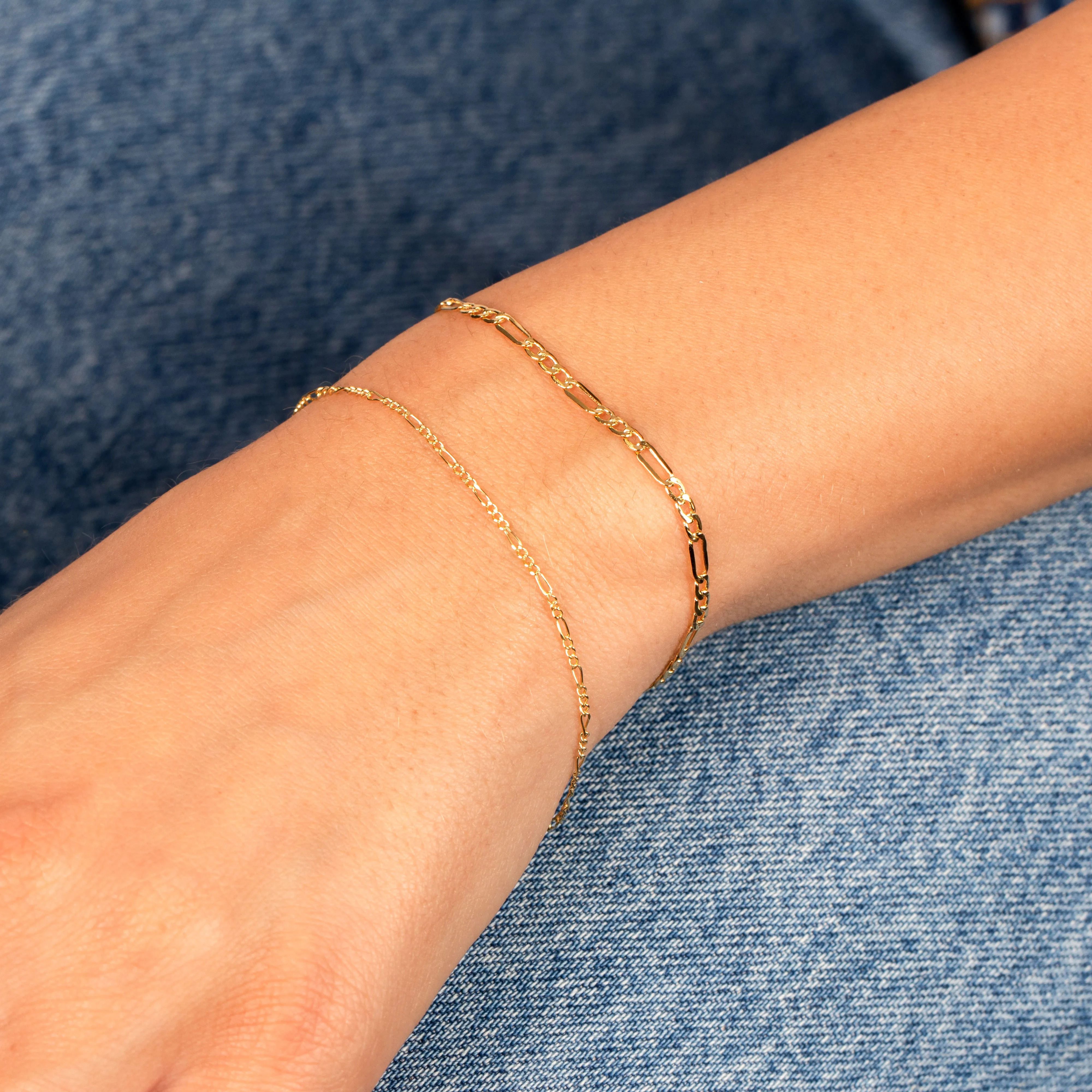 Baby Figaro Bracelet 14K