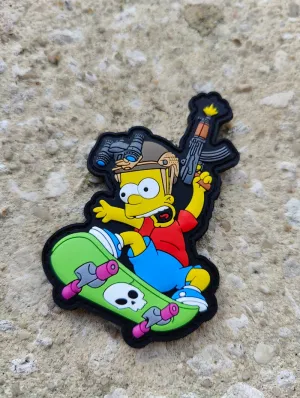 BATTLE BART PVC MORALE PATCH