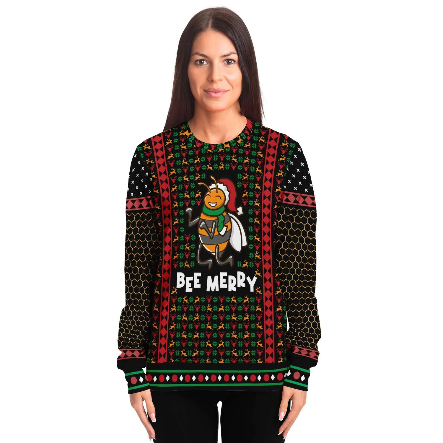 Bee Merry - Athletic Sweatshirt