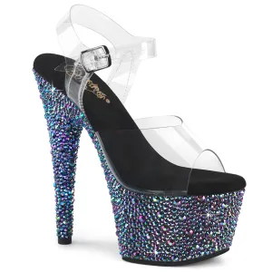 BEJEWELED-708MS  Clear/Black Multi RS