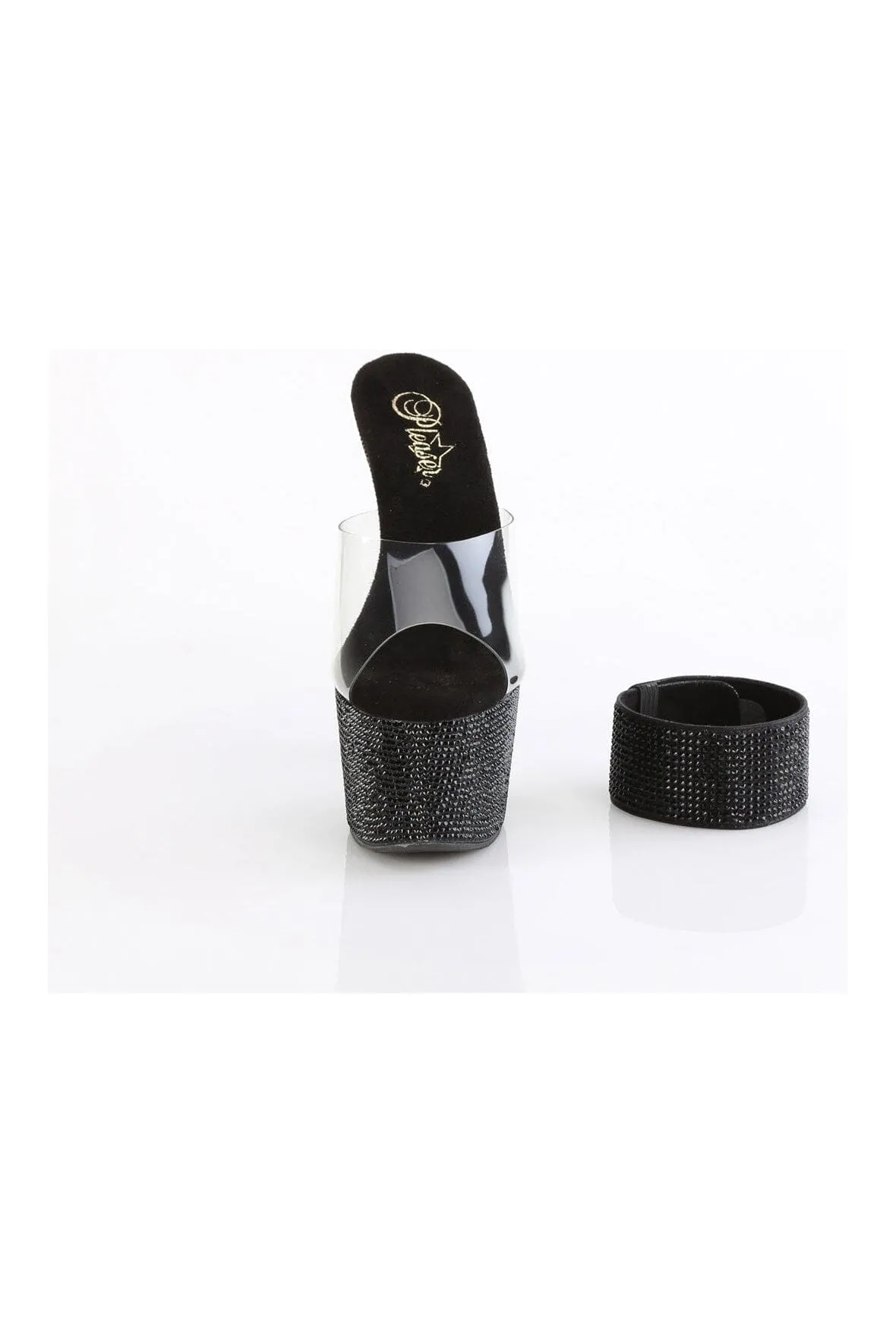 BEJEWELED-712RS Clear Vinyl Slide
