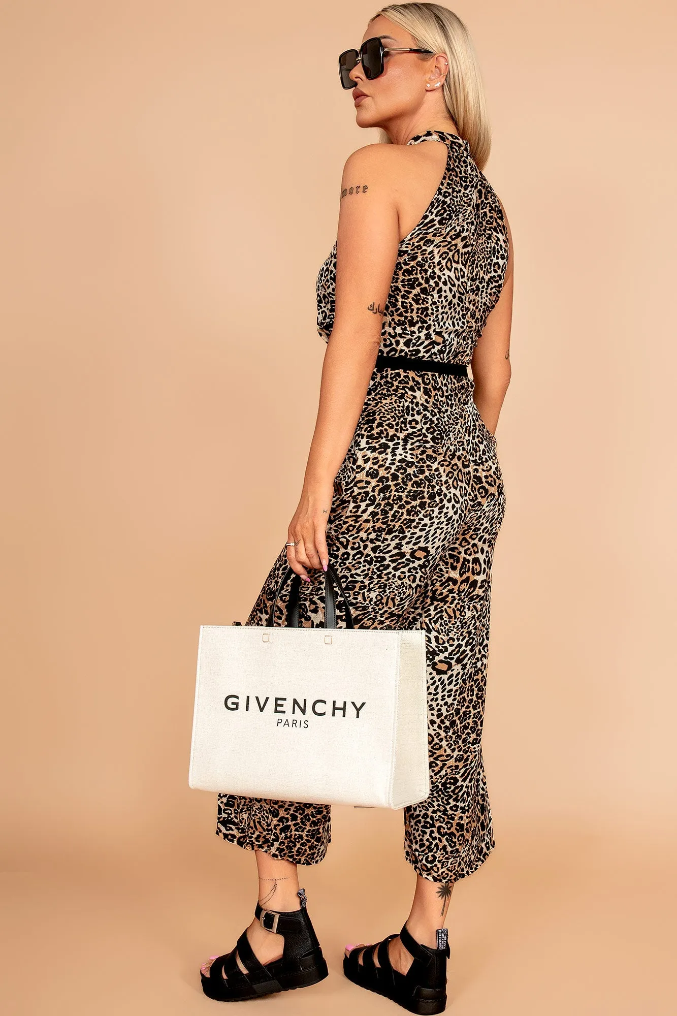Belle Leopard Print Jumpsuit