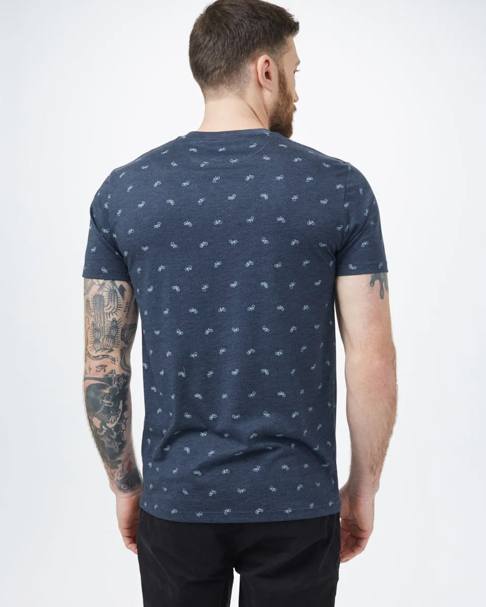 Bike Around Print T-Shirt