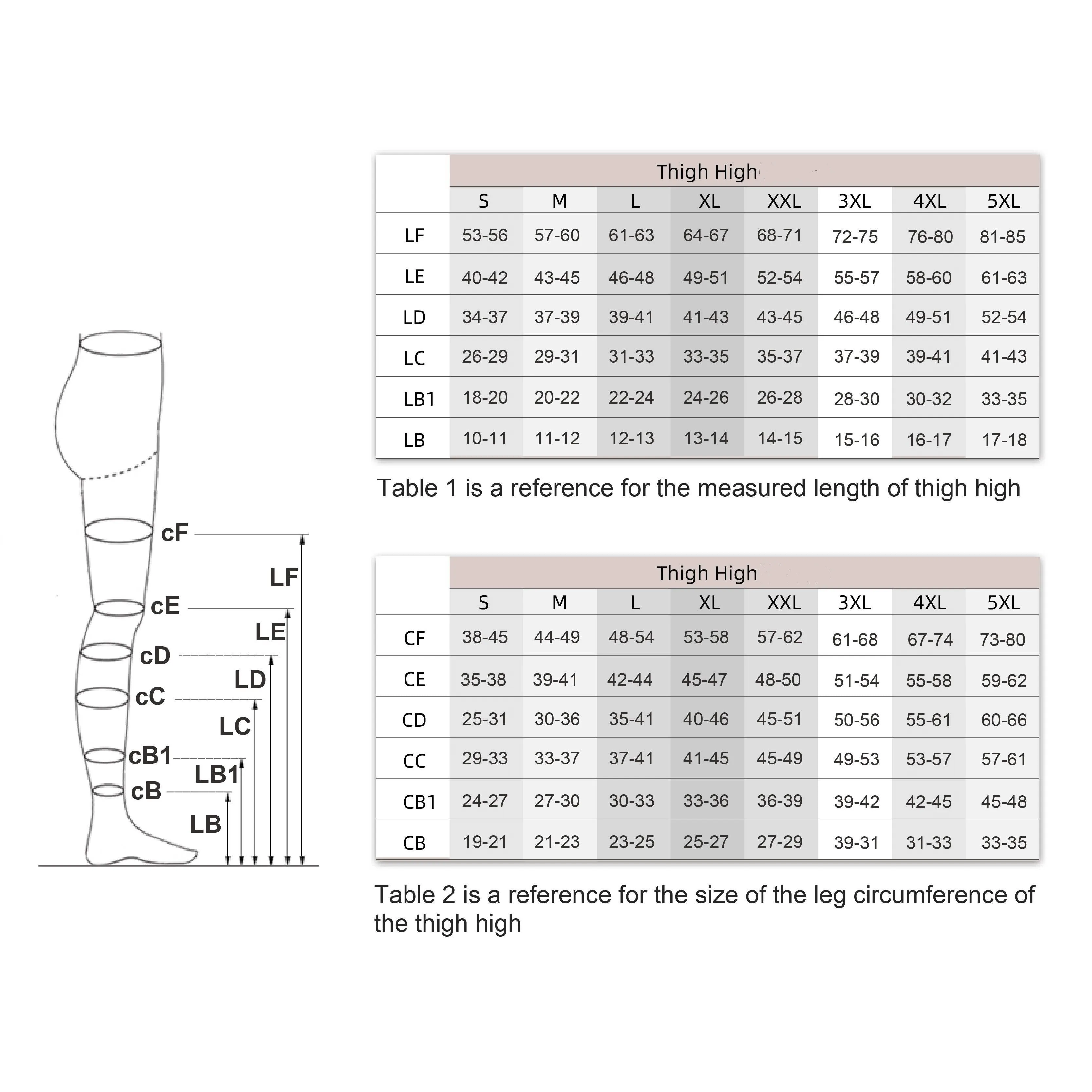 Black Medical Compression Stockings - Maternity Pantyhose - 15 - 21 mmHG - Open Toe
