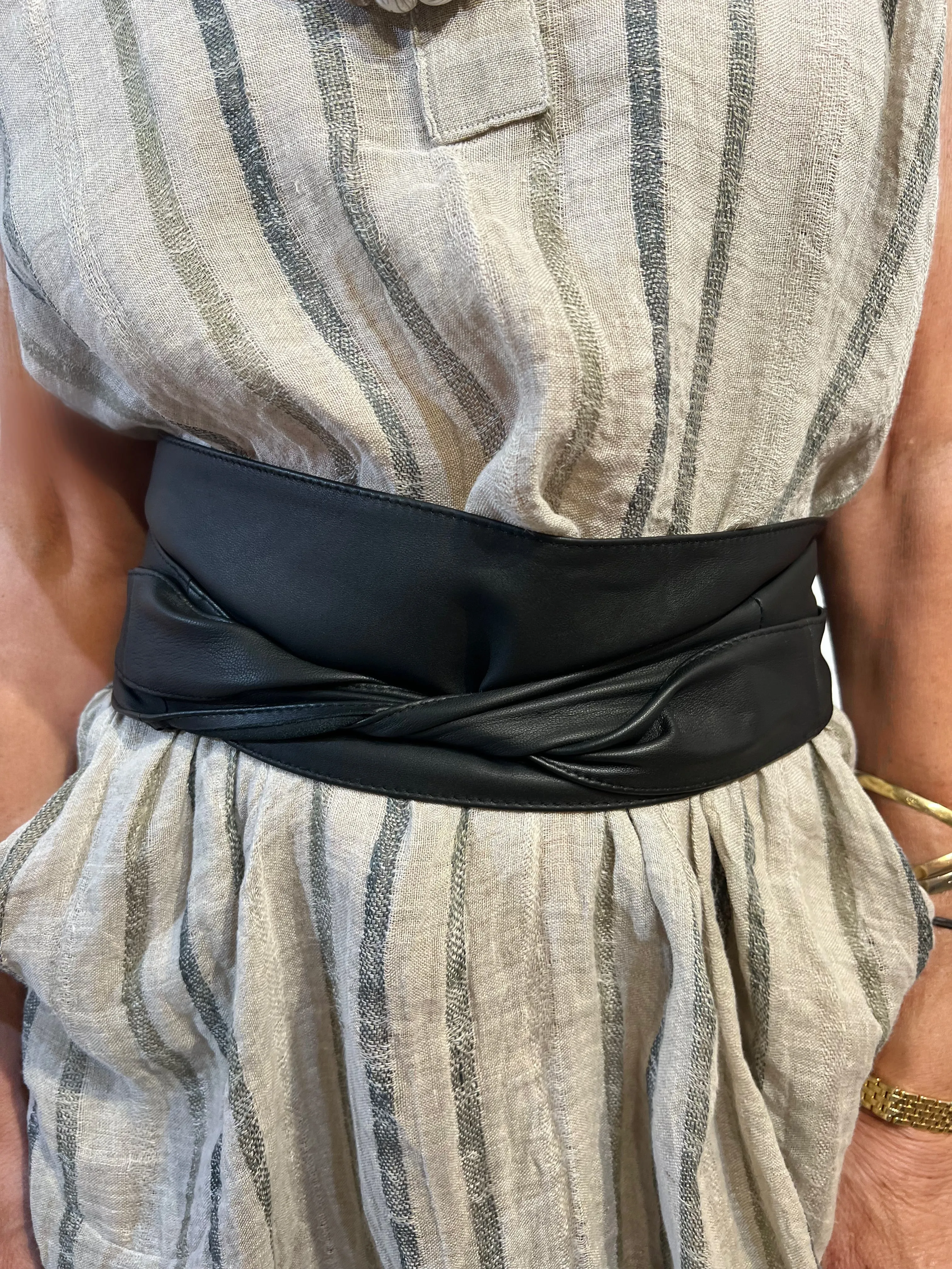 BN - Leather Wrap Belt | Brown