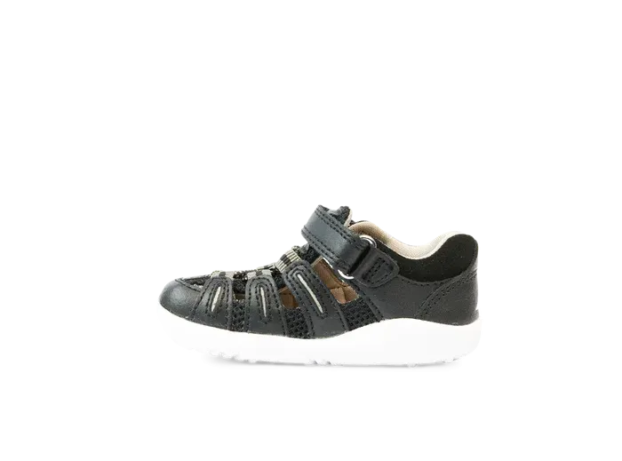 Bobux - Step Up Summit - Black and Charcoal