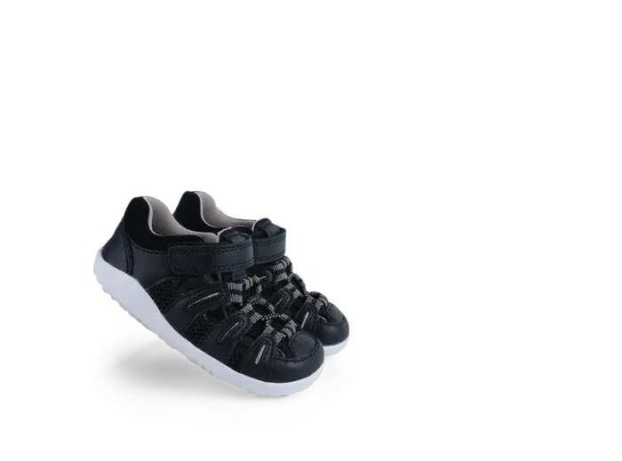 Bobux - Step Up Summit - Black and Charcoal