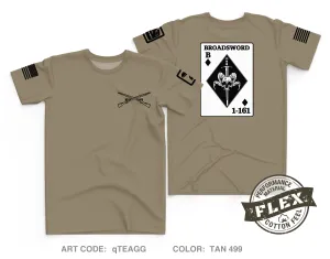 BOLD COMPANY, 1ST BN 161ST INFANTRY REGIMENT Core Men's SS Flex Performance Tee - qTEAGG