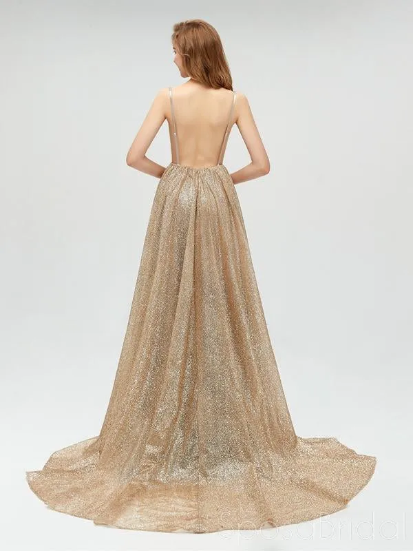 Charming Sparkly Sequin Sexy Fashion Spaghetti Straps Prom Dresses, Shinning Evening dress, PD0772