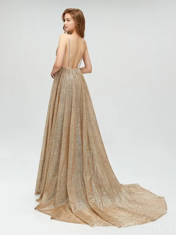 Charming Sparkly Sequin Sexy Fashion Spaghetti Straps Prom Dresses, Shinning Evening dress, PD0772