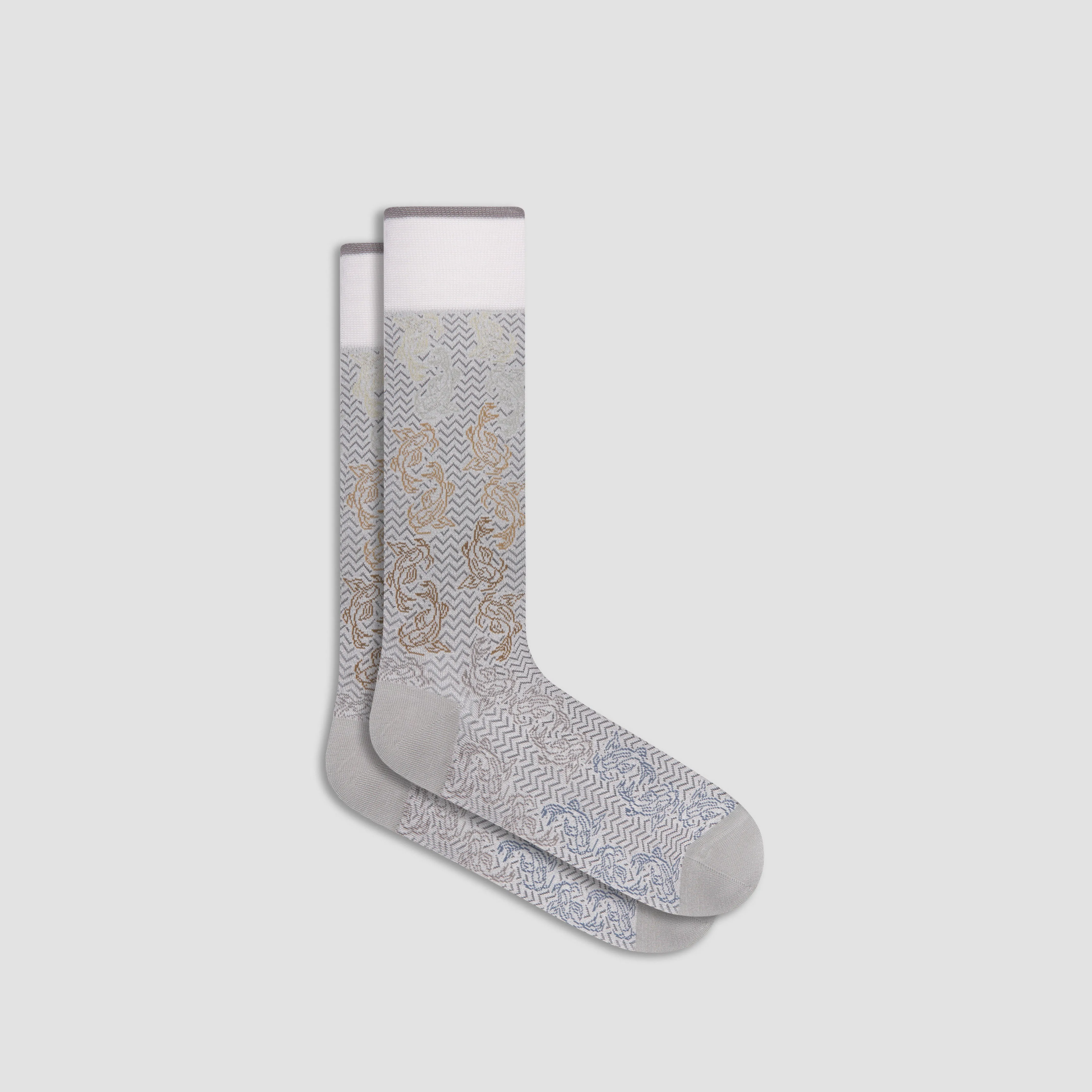 Chevron Abstract Mid-Calf Socks
