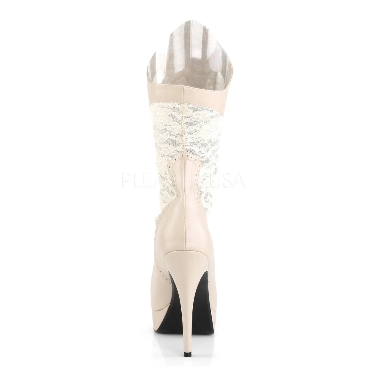 CHLOE-115  Cream Faux Leather
