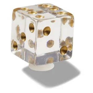 Clear Dice Jibbitz