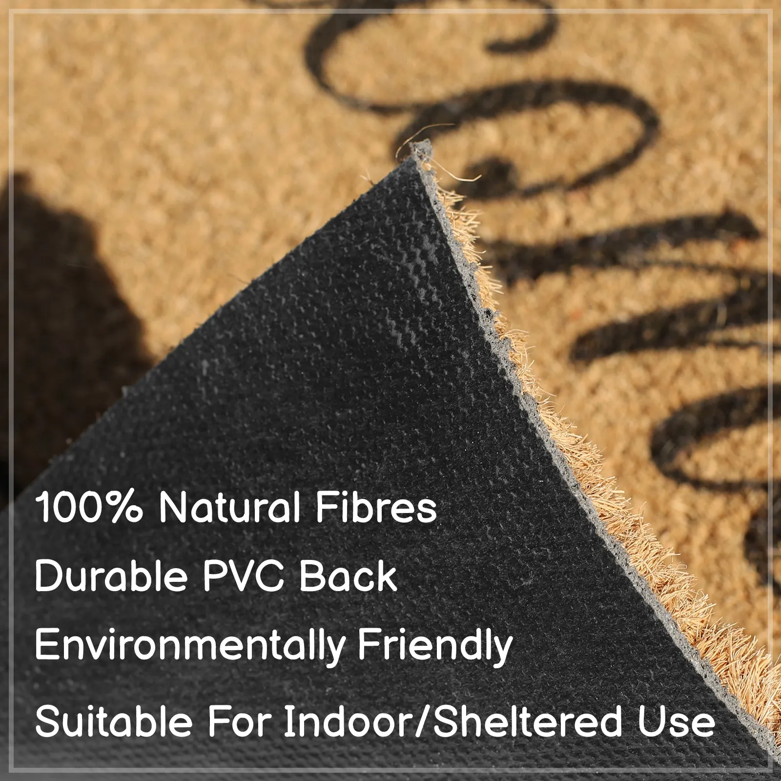 Coir Doormat - Please Take Off Your Shoes