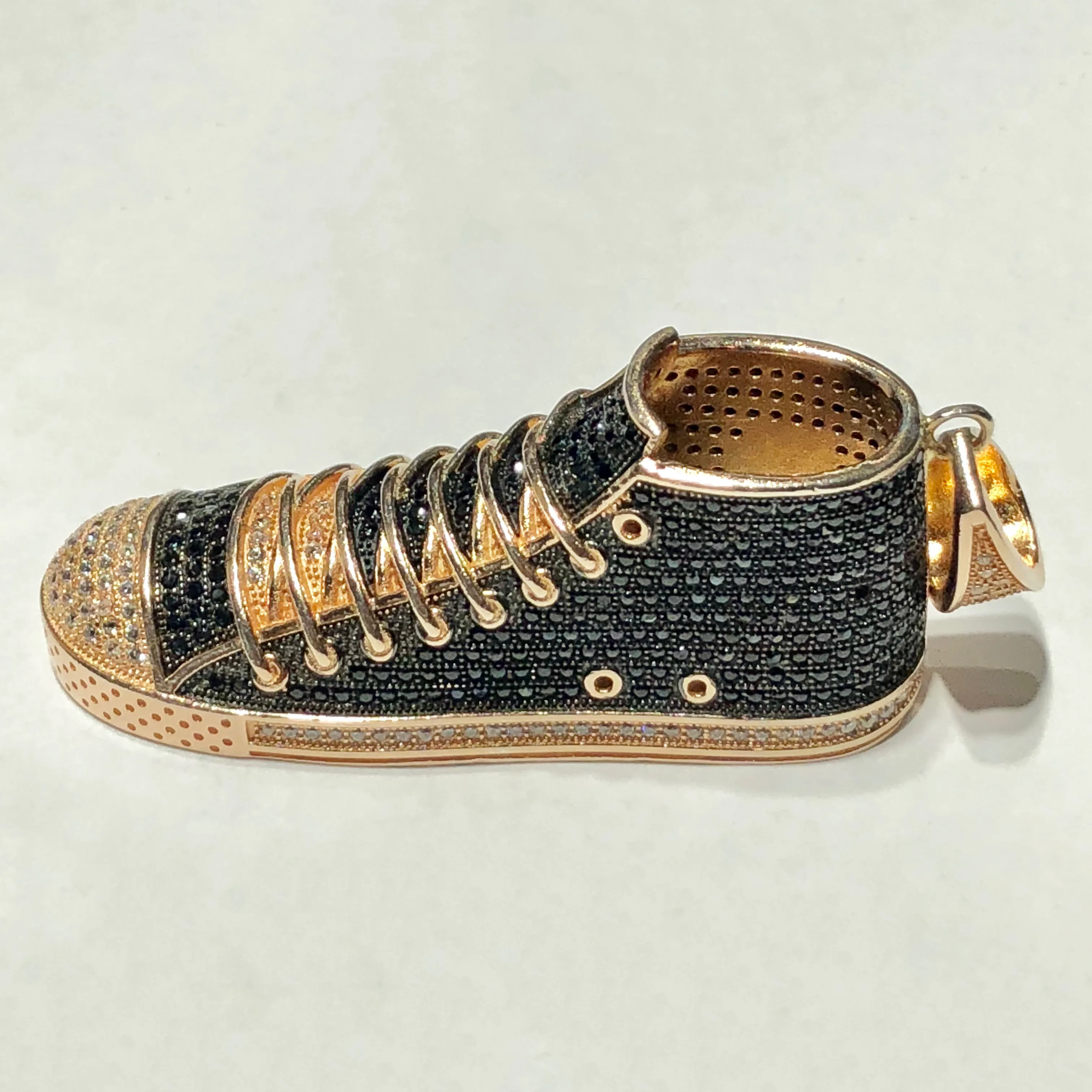 Converse Sneaker CZ Pendant (Silver)