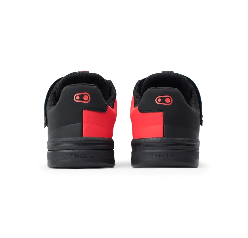 Crankbrothers Shoes Stamp Speedlace Grey / Red - Black outsole