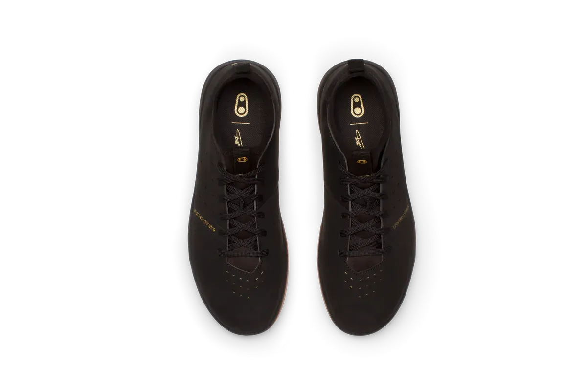 Crankbrothers Shoes Stamp Street Black / Gold - Gum outsole Fabio Wibmer