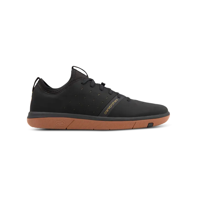 Crankbrothers Shoes Stamp Street Black / Gold - Gum outsole Fabio Wibmer