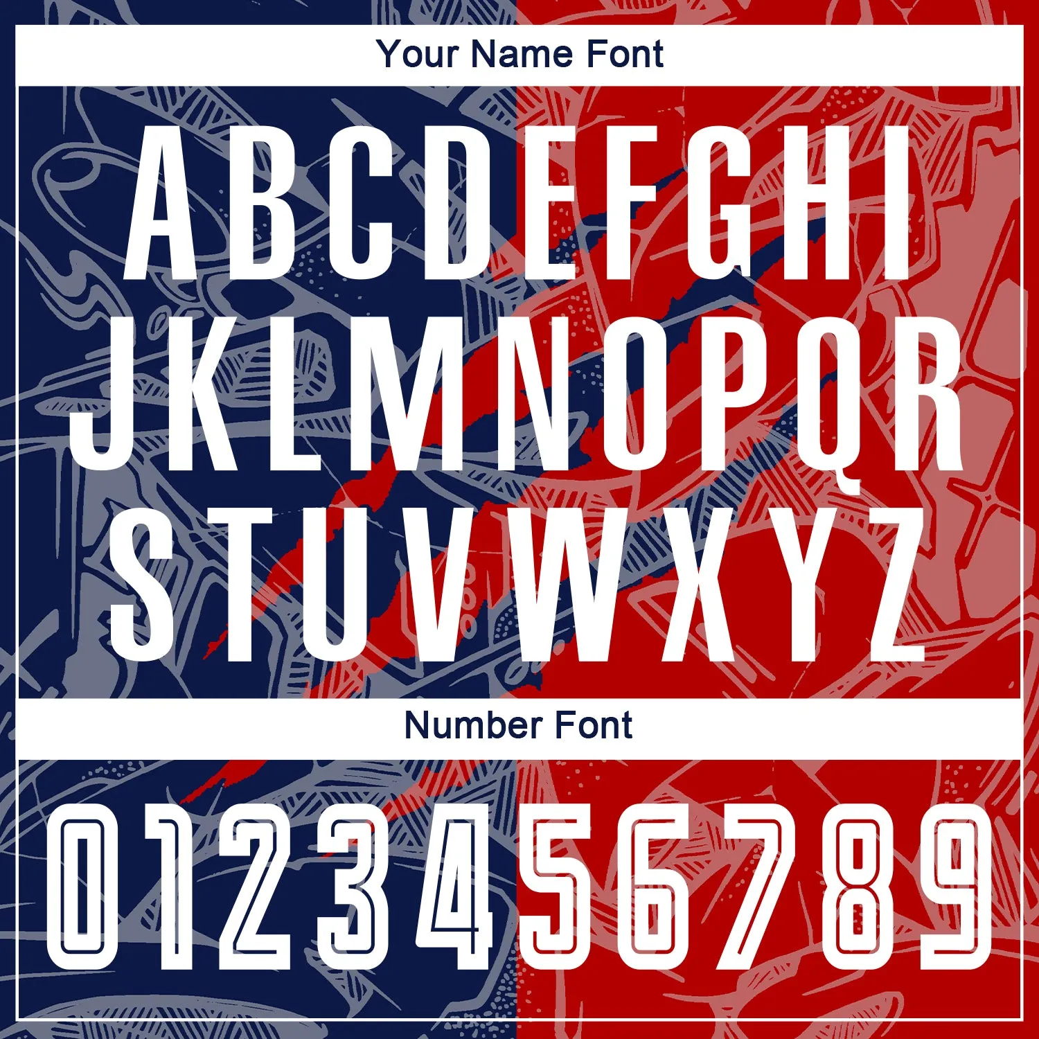Custom Graffiti Pattern Red-Navy USA Scratch Sublimation Soccer Uniform Jersey