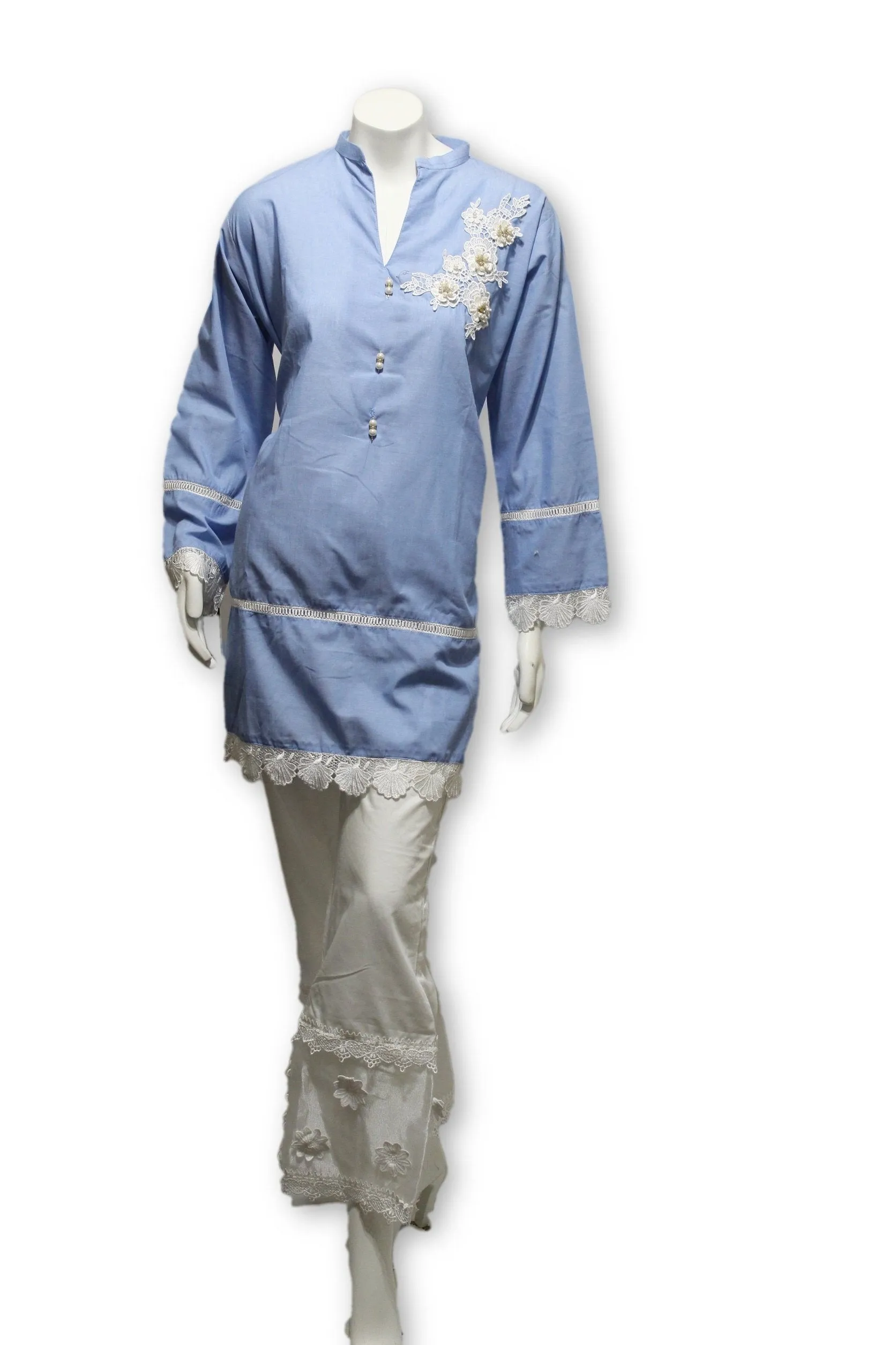 D05 Pakistani Indian Women 3 Piece Semi Formal Dress