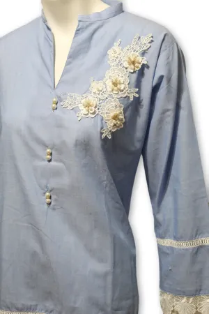 D05 Pakistani Indian Women 3 Piece Semi Formal Dress