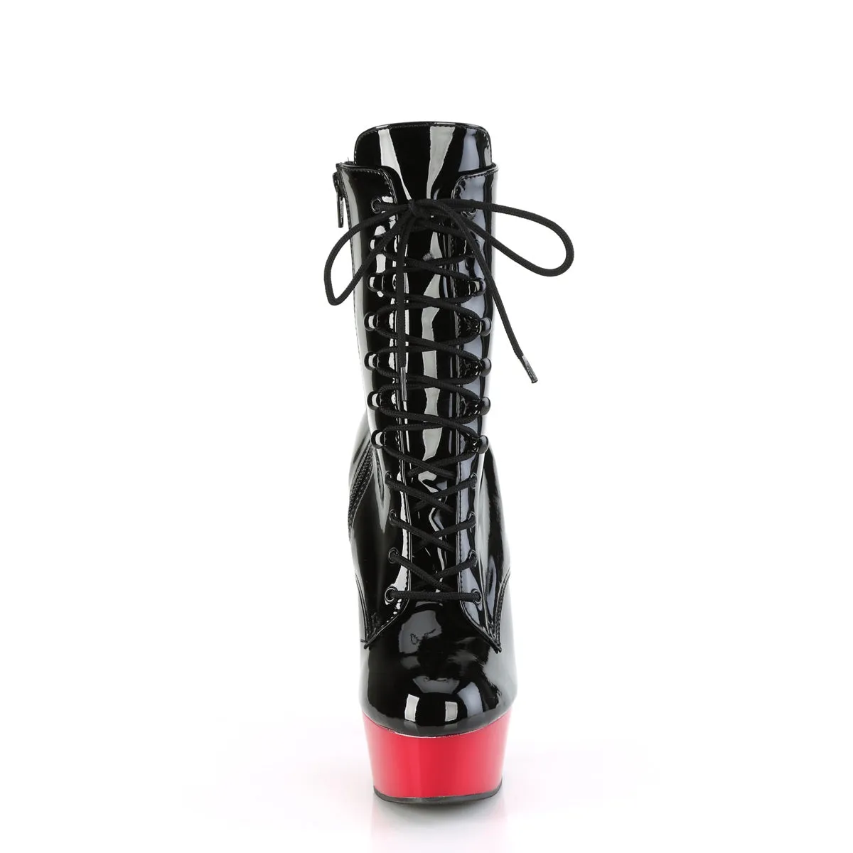 DELIGHT-1020  Black Patent/Red