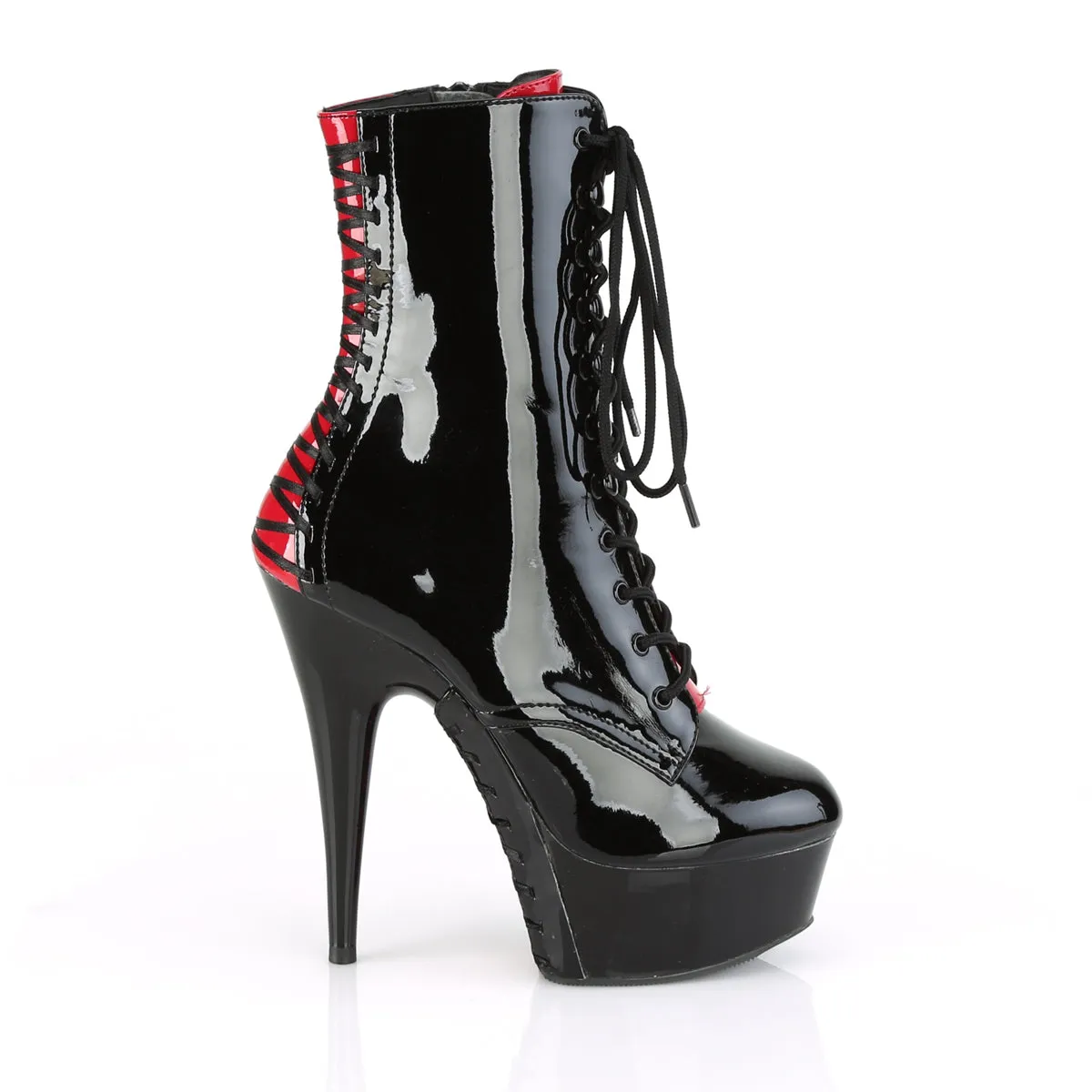 DELIGHT-1020FH  Black Patent/Black