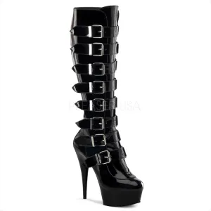 DELIGHT-2049  Black Patent/Black