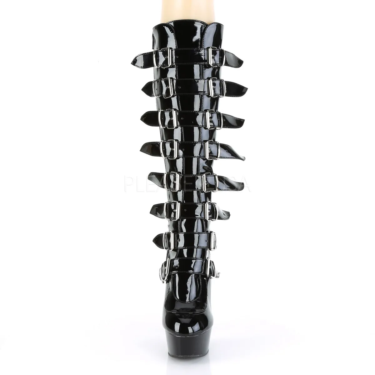 DELIGHT-2049  Black Patent/Black