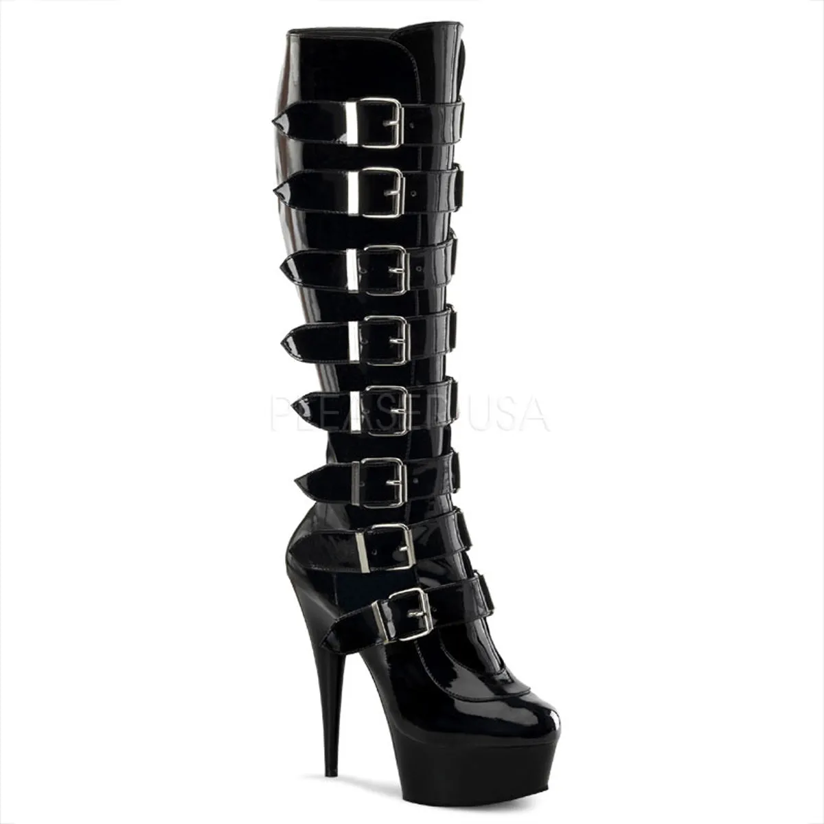 DELIGHT-2049  Black Patent/Black